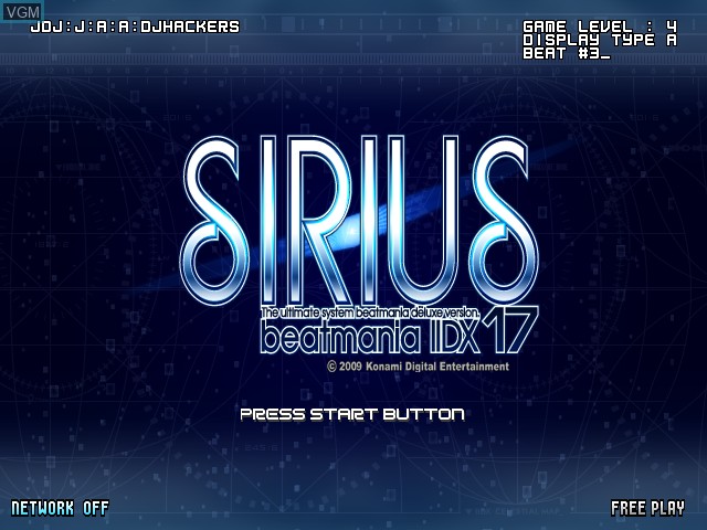 Fiche Du Jeu Beatmania Iidx 17 Sirius Sur Konami Bemani Pc Type Le Musee Des Jeux Video